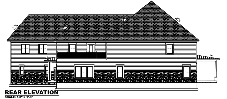 Proiect de casa cu etaj 1092 m²: 4 Dormitoare, 5 Bai, Bucatarie deschisa, Garaj