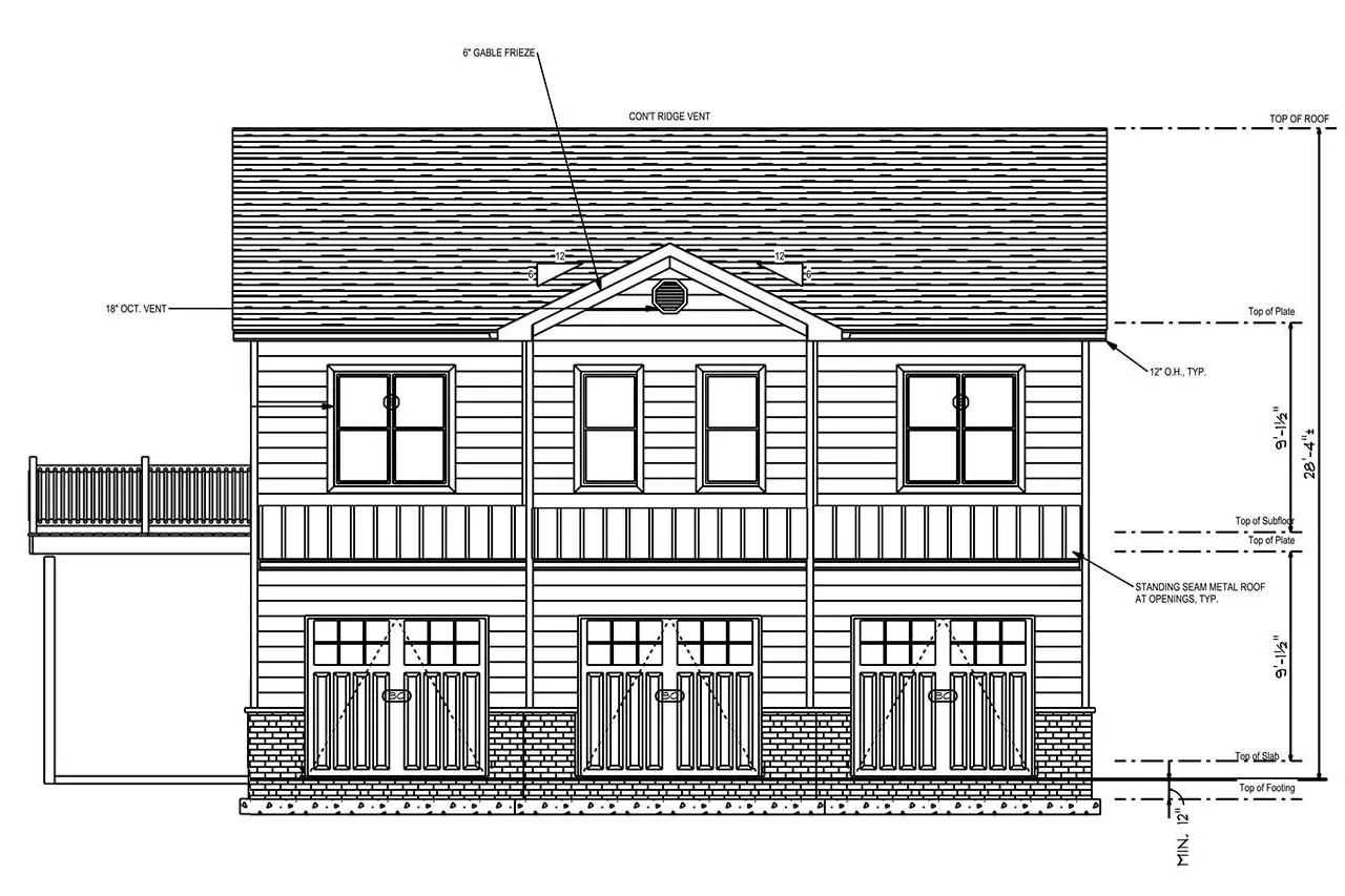 Proiect de casa cu etaj 225 m²: 2 Dormitoare, 3 Bai, Garaj
