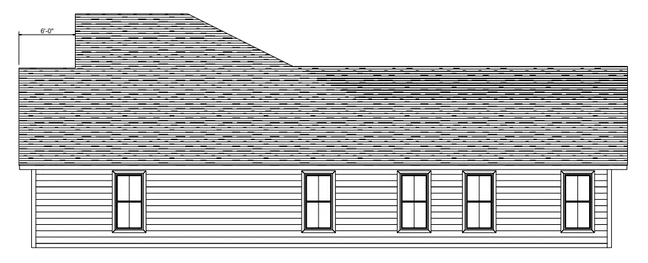 Proiect de casa parter 306 m²: 3 Dormitoare, Birou, 4 Bai, Bucatarie deschisa, Garaj