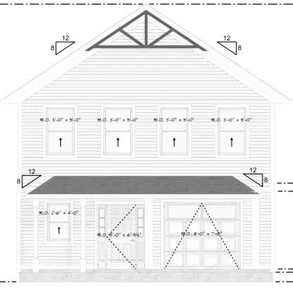 Proiect de casa cu etaj 178 m²: 4 Dormitoare, 3 Bai, Garaj