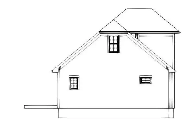 Proiect de casa parter cu mansardă 150 m²: 3 Dormitoare, 3 Bai, Bucatarie deschisa, fara Garaj