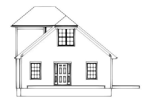 Proiect de casa parter cu mansardă 150 m²: 3 Dormitoare, 3 Bai, Bucatarie deschisa, fara Garaj