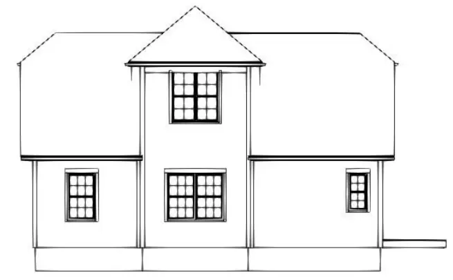 Proiect de casa parter cu mansardă 150 m²: 3 Dormitoare, 3 Bai, Bucatarie deschisa, fara Garaj