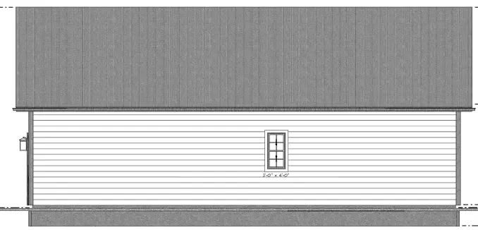 Proiect de casa parter 135 m²: 1 Dormitoare, 1 Bai, Bucatarie deschisa, Garaj