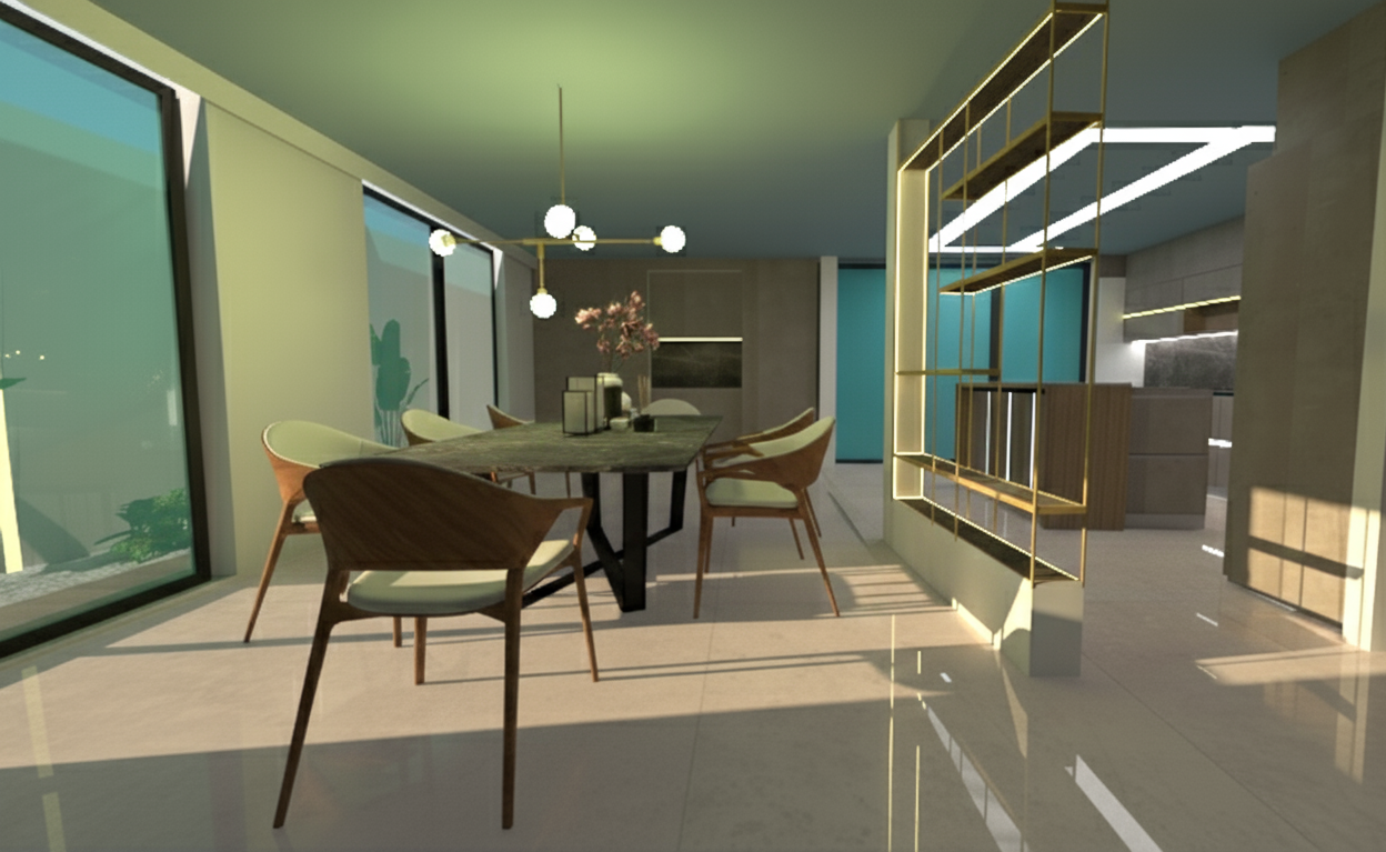 Proiect de casa cu etaj 283 m²: 3 Dormitoare, Birou, 3 Bai, Bucatarie deschisa, fara Garaj