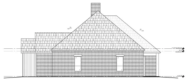 Proiect de casa parter 242 m²: 4 Dormitoare, Birou, 3 Bai, Bucatarie deschisa, fara Garaj