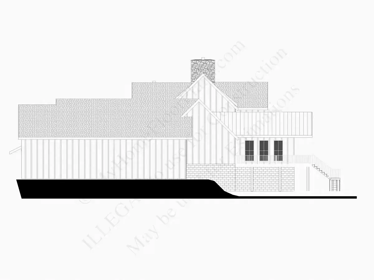 Proiect de casa cu etaj + demisol 466 m²: 5 Dormitoare, 6 Bai, Bucatarie deschisa, Garaj
