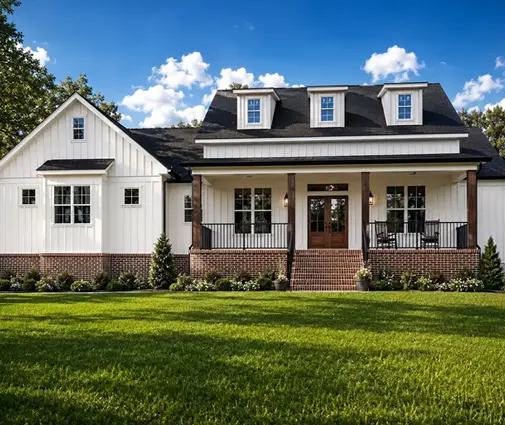 Miniatură 1 – Proiect de casa parter cu mansardă 206 m²: 4 Dormitoare, 3 Bai, Bucatarie deschisa, Garaj — 63949R