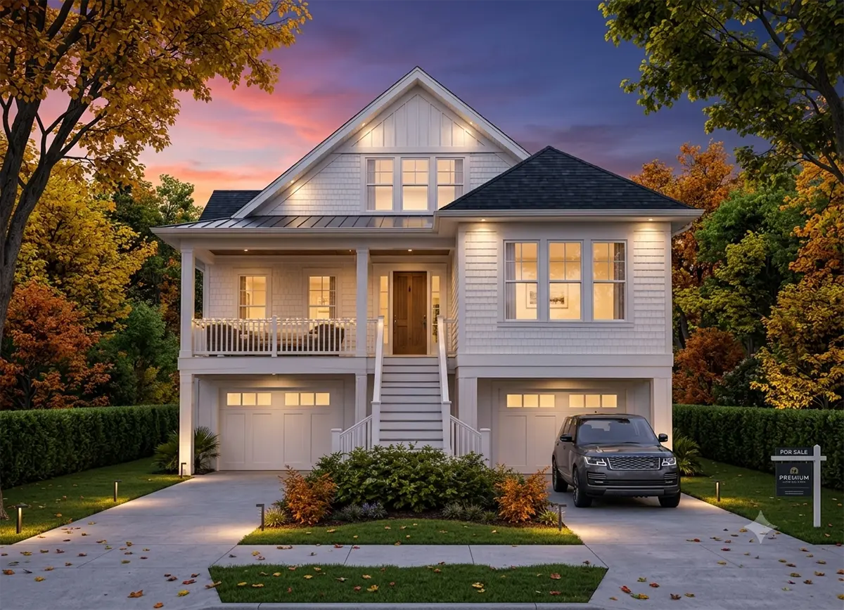 Imagini principale 3 – Proiect de casa cu 2 etaje 219 m²: 4 Dormitoare, 4 Bai, Bucatarie deschisa, Garaj — 22177R