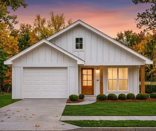 Miniatură 1 – Proiect de casa parter 120 m²: 3 Dormitoare, 2 Bai, Bucatarie deschisa, Garaj — 35591R