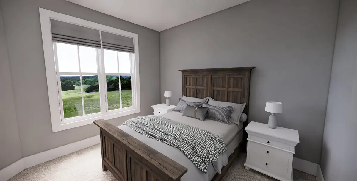 Proiect de casa parter cu mansardă 200 m²: 3 Dormitoare, Birou, 3 Bai, Bucatarie deschisa, Garaj