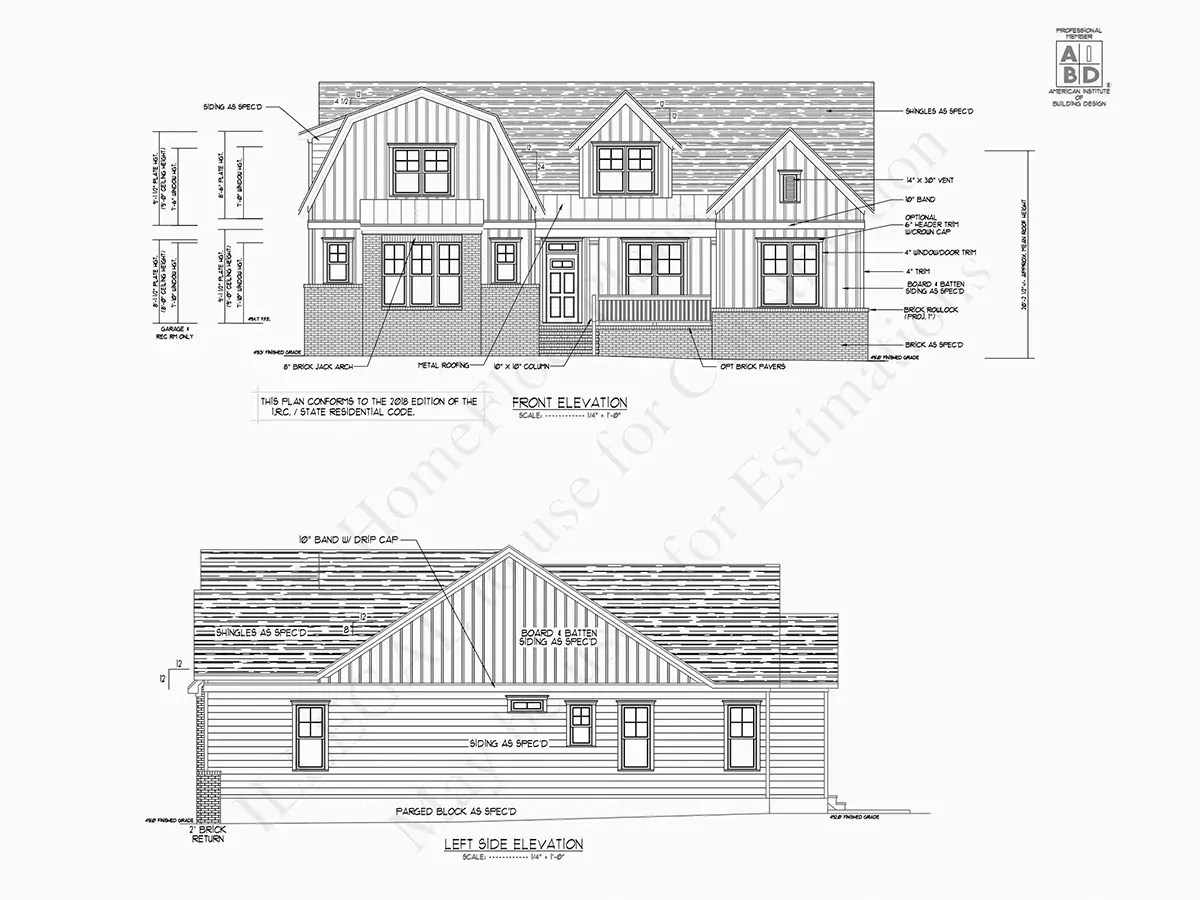 Proiect de casa parter cu mansardă 284 m²: 4 Dormitoare, 4 Bai, Bucatarie deschisa, Garaj