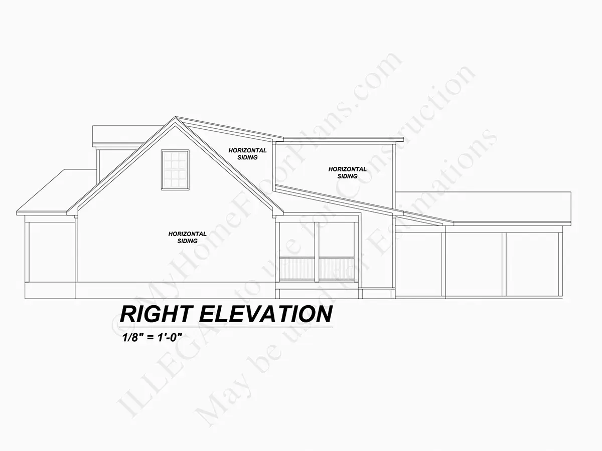 Proiect de casa parter cu mansardă 224 m²: 4 Dormitoare, 3 Bai, Bucatarie deschisa, fara Garaj