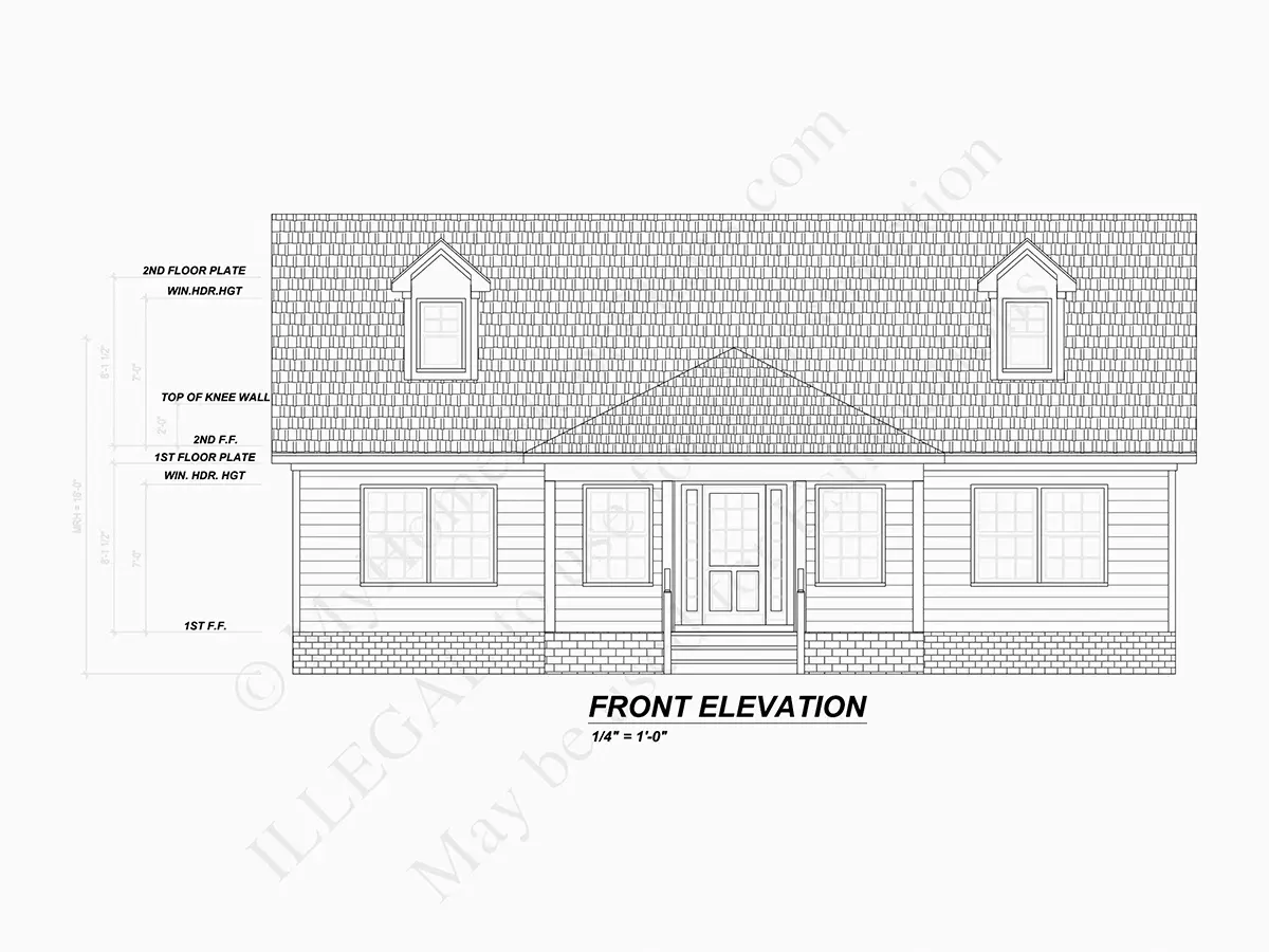 Proiect de casa parter cu mansardă 224 m²: 4 Dormitoare, 3 Bai, Bucatarie deschisa, fara Garaj