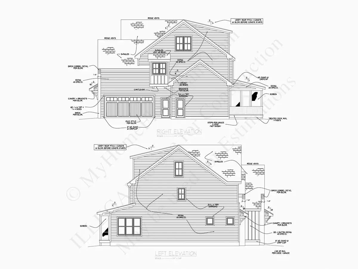 Proiect de casa cu 2 etaje 379 m²: 4 Dormitoare, Birou, 7 Bai, Bucatarie deschisa, Garaj