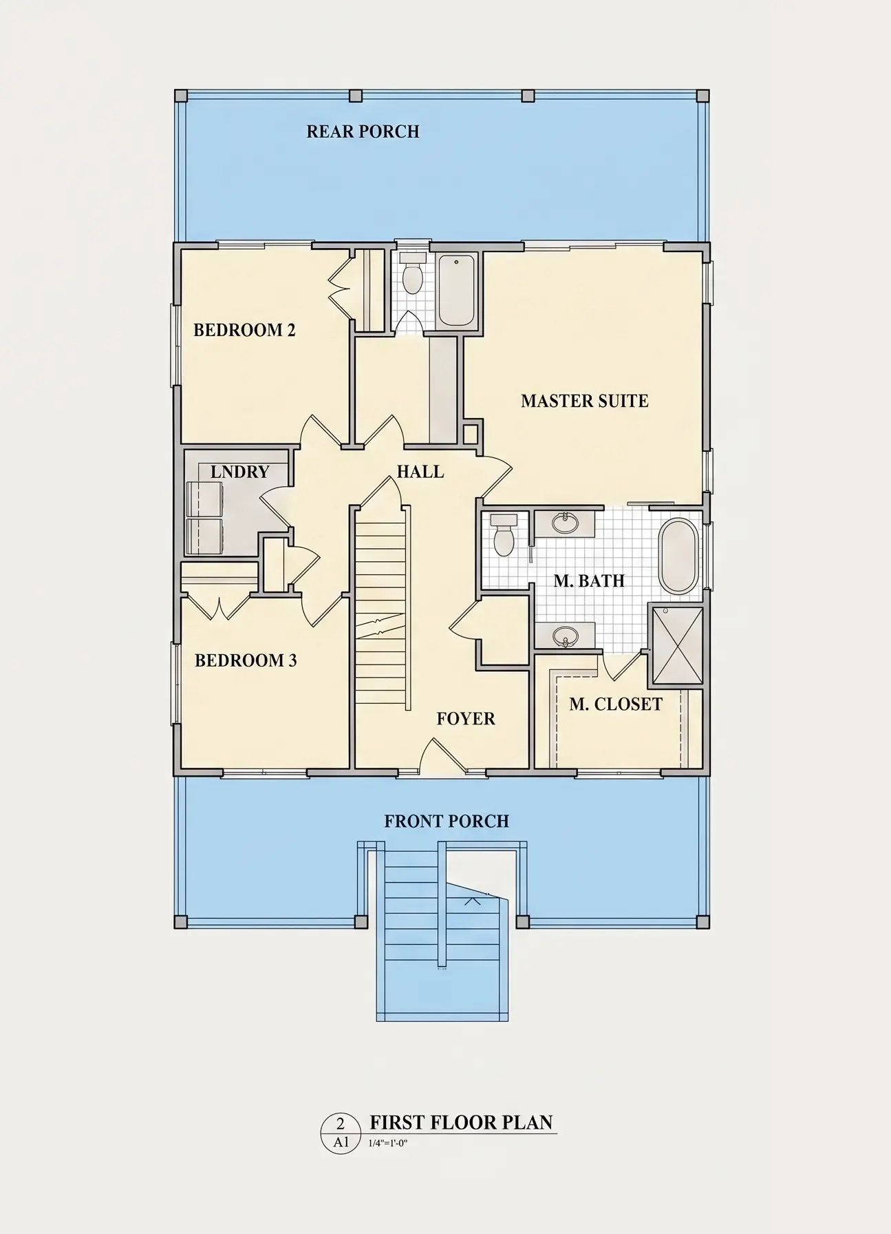 Parter 12 – Proiect de casa cu 2 etaje 294 m²: 6 Dormitoare, 5 Bai, Bucatarie deschisa, Garaj — 24453R