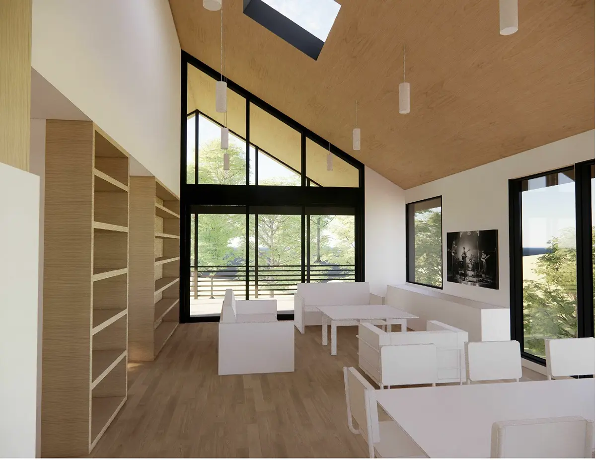 Interior 8 – Proiect de casa cu etaj 113 m²: 2 Dormitoare, 2 Bai, Bucatarie deschisa, Garaj — 65832R