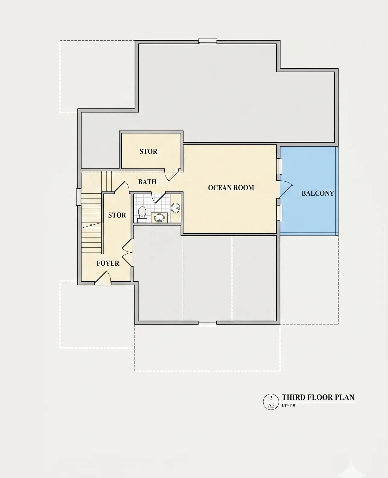 Etaj 2 10 – Proiect de casa cu 2 etaje 379 m²: 3 Dormitoare, Birou, 6 Bai, Bucatarie deschisa, Garaj — 85789R