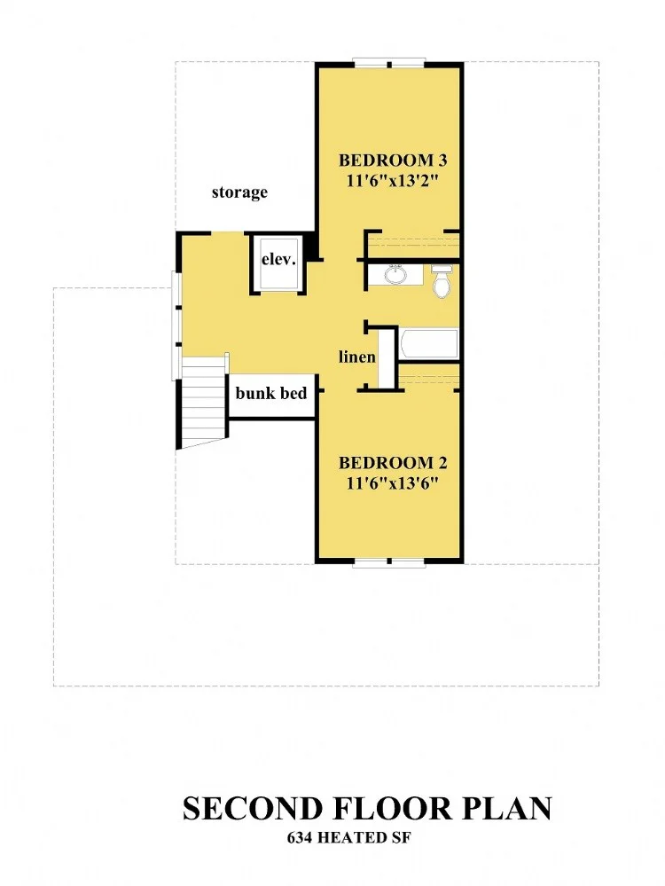 Etaj 1 10 – Proiect de casa cu 2 etaje 190 m²: 3 Dormitoare, 3 Bai, Bucatarie deschisa, Garaj — 43809R