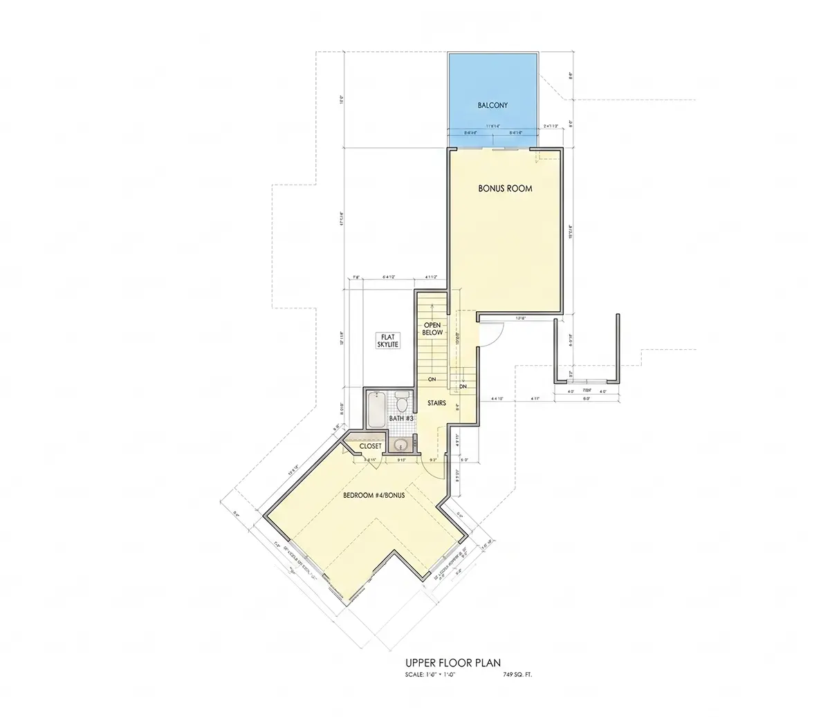 Etaj 1 17 – Proiect de casa parter cu mansardă 302 m²: 4 Dormitoare, 4 Bai, Bucatarie deschisa, Garaj — 65567R