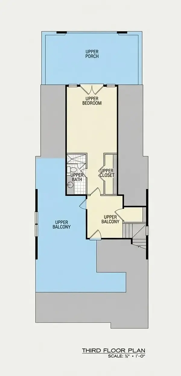 Etaj 2 27 – Proiect de casa cu 2 etaje 372 m²: 3 Dormitoare, 5 Bai, Bucatarie deschisa, Garaj — 58990R