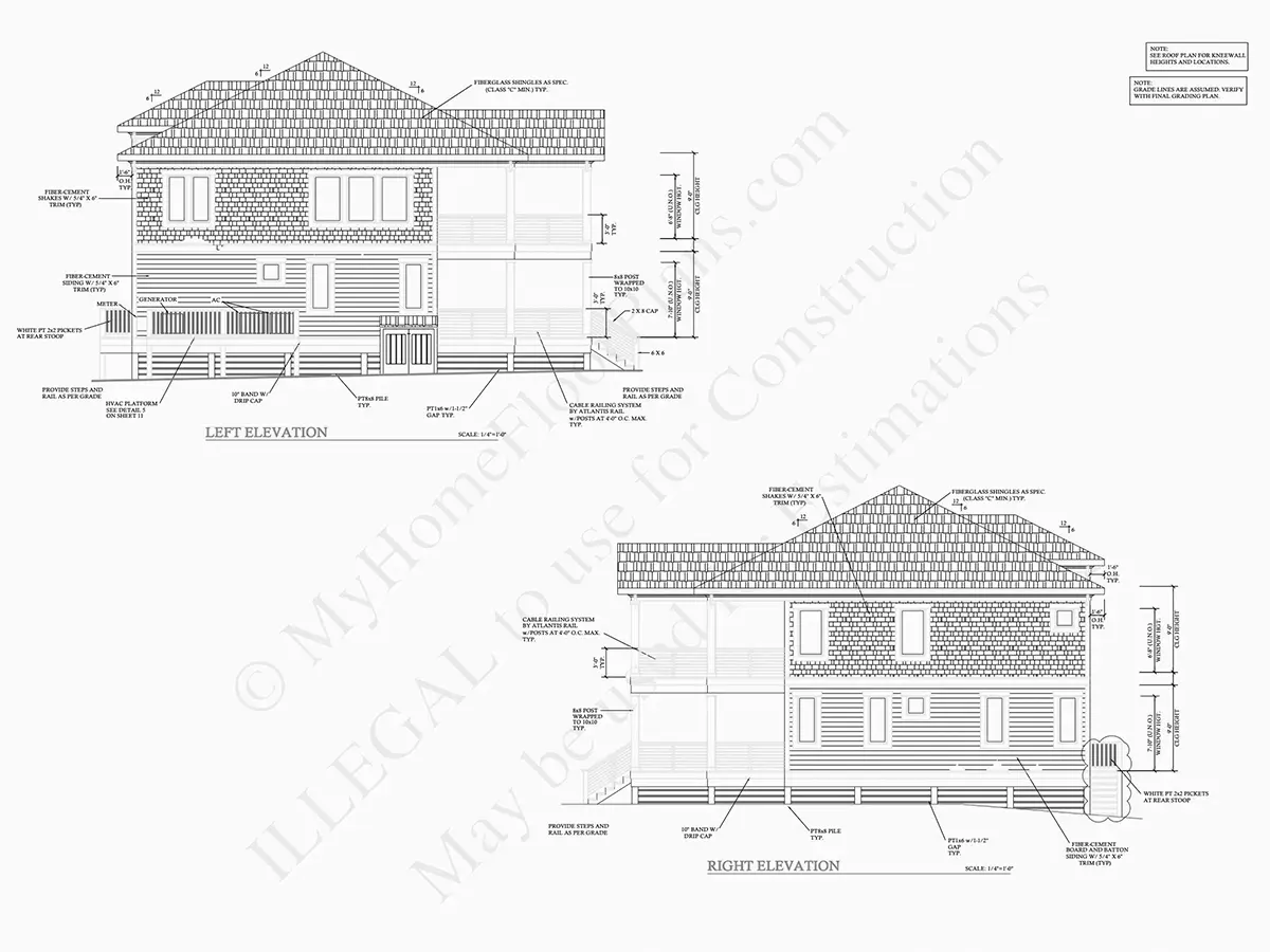 Fațade 24 – Proiect de casa cu etaj 276 m²: 4 Dormitoare, 5 Bai, Garaj — 10386R