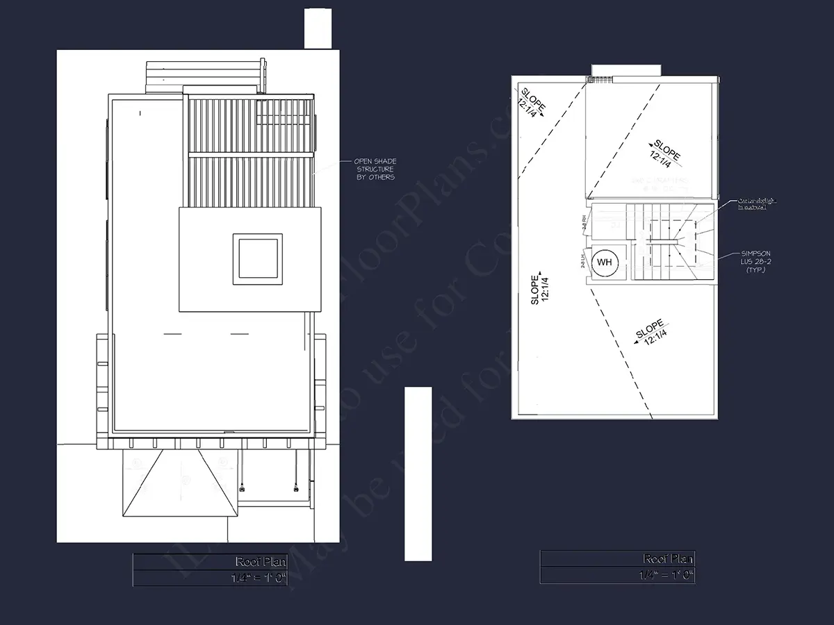 Fațade 7 – Proiect de casa cu 2 etaje 158 m²: 3 Dormitoare, 3 Bai, Bucatarie deschisa, fara Garaj — 46831R