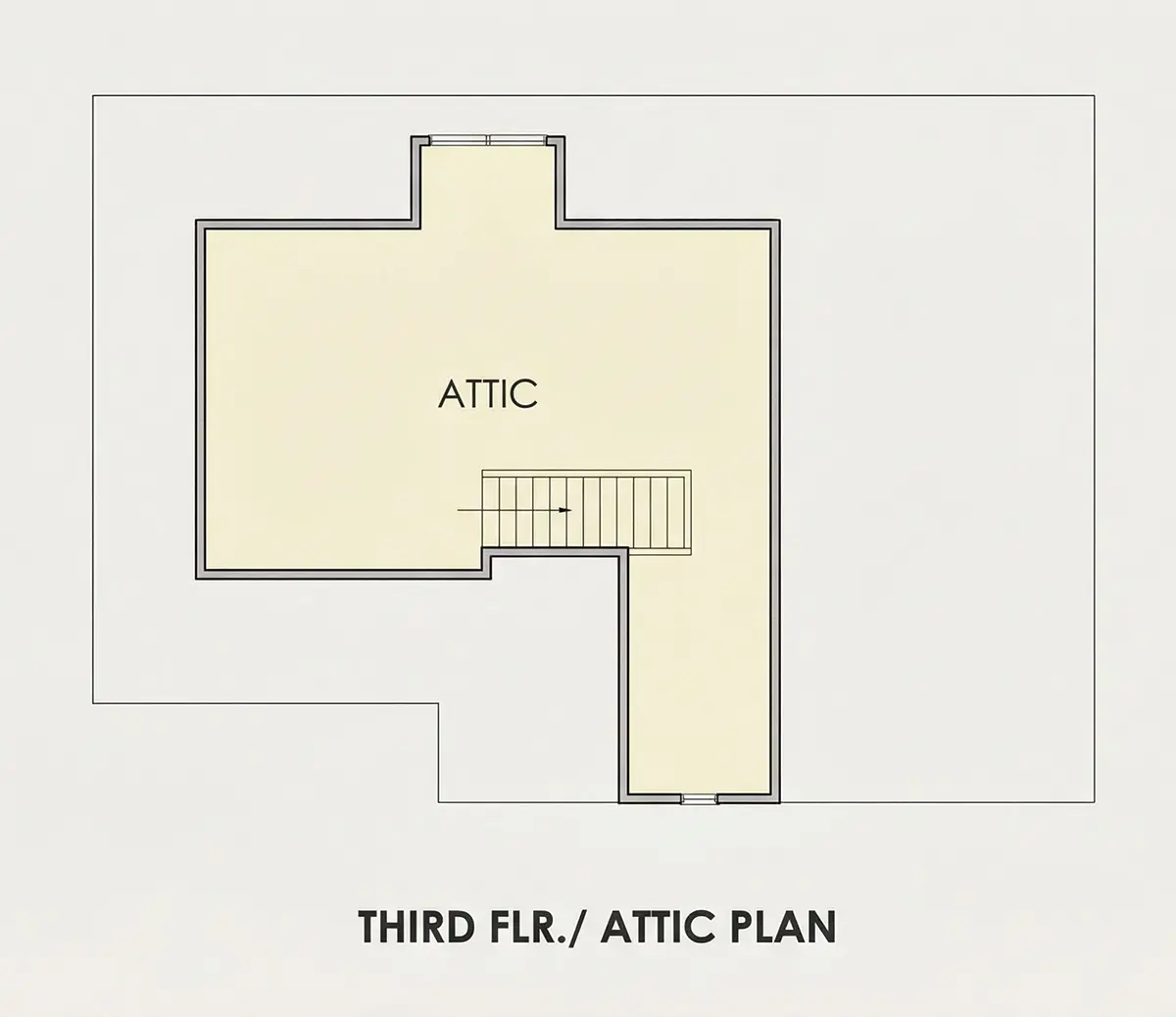 Etaj 2 11 – Proiect de casa cu etaj 292 m²: 4 Dormitoare, 4 Bai, Bucatarie deschisa, Garaj — 77487R