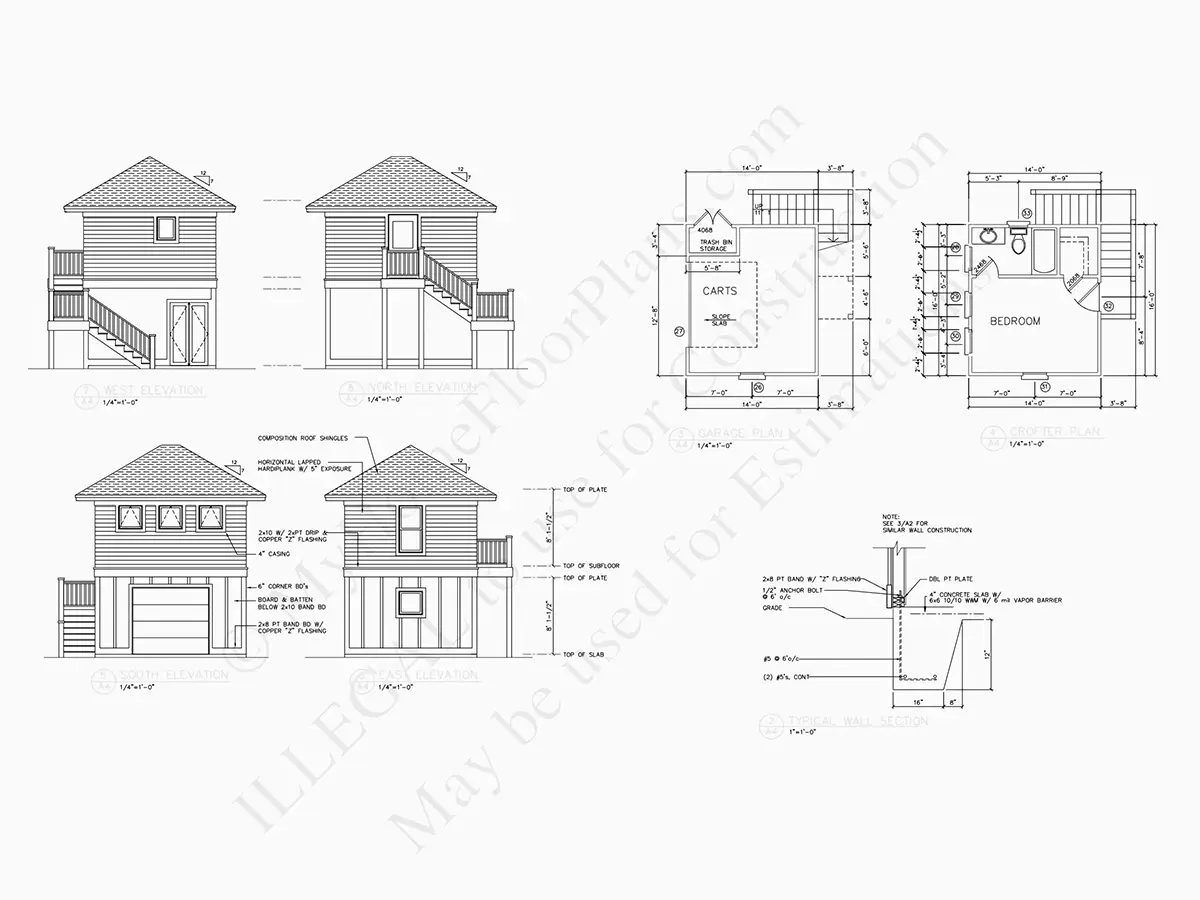 Fațade 21 – Proiect de casa cu etaj 158 m²: 4 Dormitoare, Birou, 4 Bai, Bucatarie deschisa, Garaj — 78159R