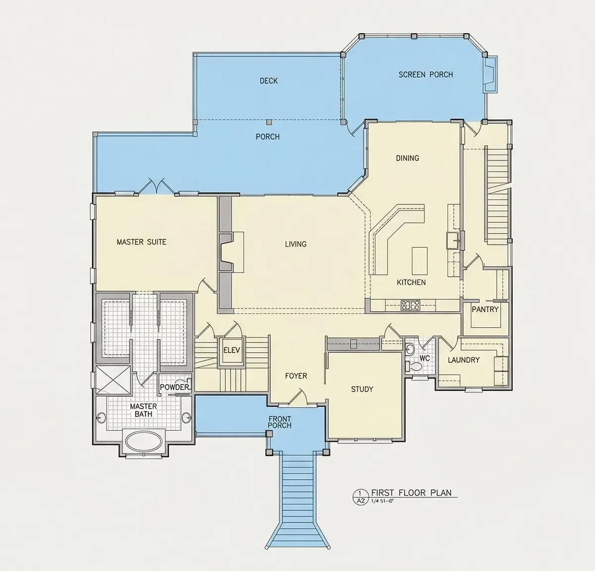 Parter 9 – Proiect de casa cu 2 etaje 392 m², 4 Dormitoare — 81508R
