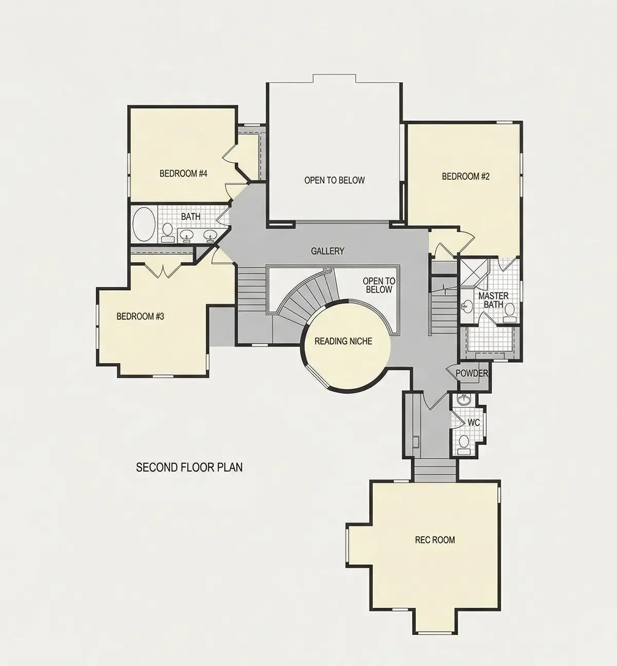 Etaj 1 23 – Proiect de casa cu etaj 399 m², 4 Dormitoare — 88919R