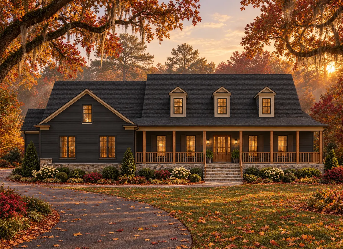 Imagini principale 3 – Proiect de casa parter cu mansardă 283 m², 2 Dormitoare — 79515R