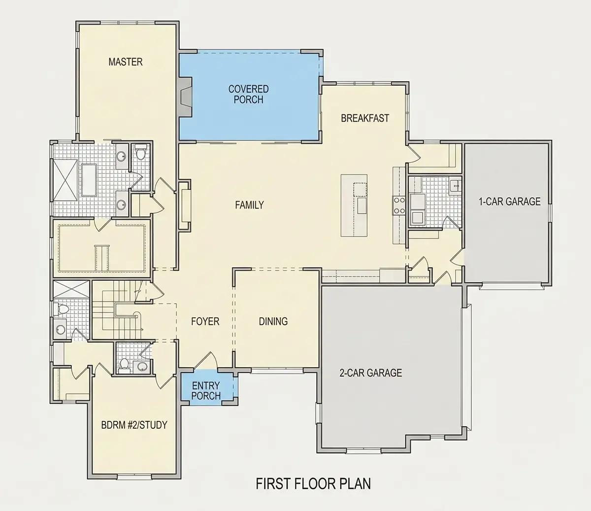 Parter 12 – Proiect de casa cu etaj 375 m², 4 Dormitoare — 32038R