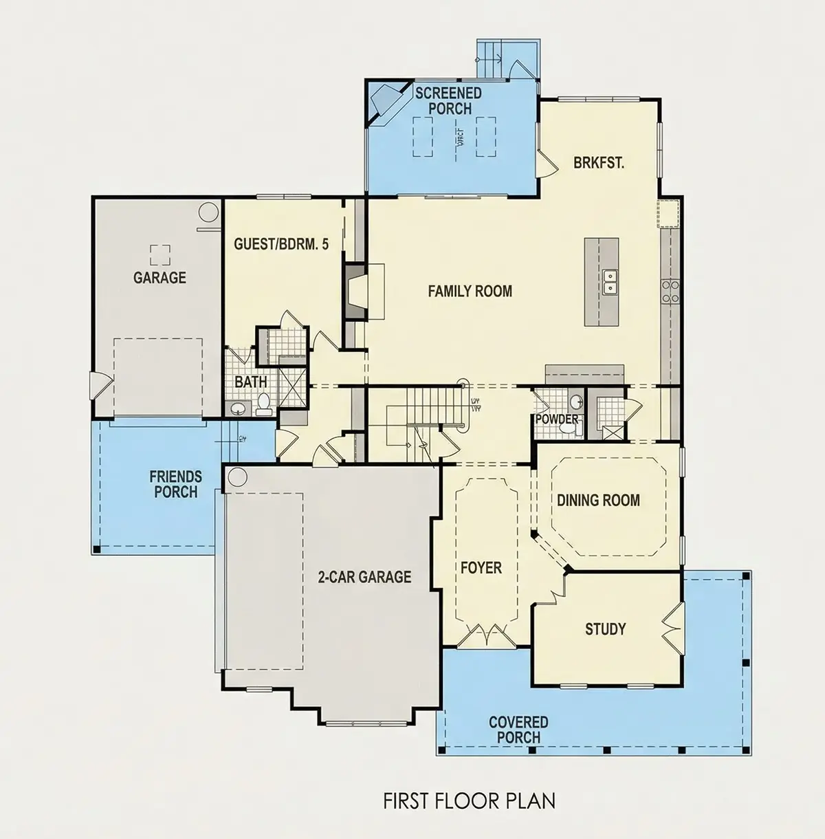 Parter 26 – Proiect de casa cu etaj 454 m², 5 Dormitoare — 78053R