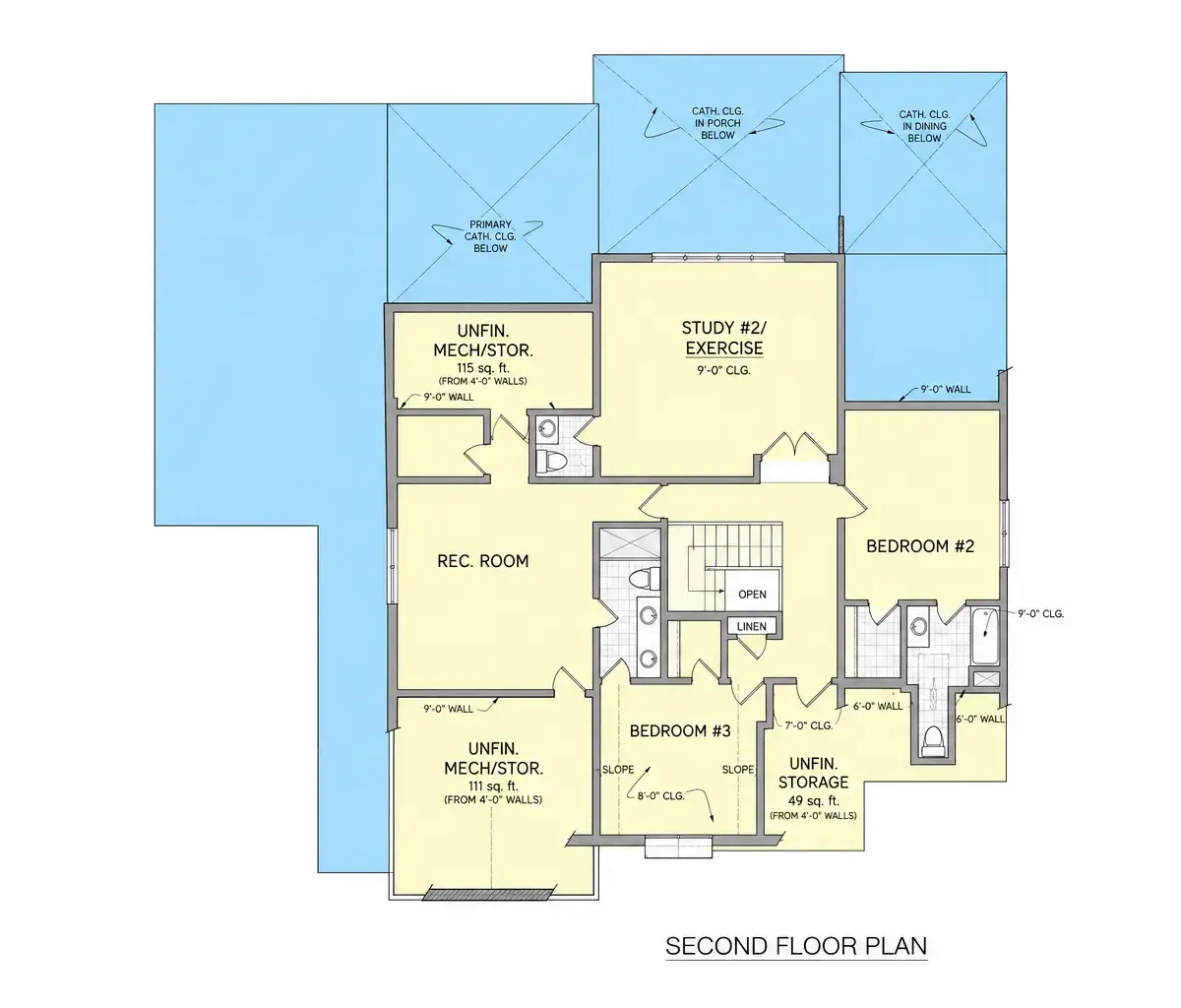 Etaj 1 19 – Proiect de casa cu etaj 397 m², 4 Dormitoare — 38077R