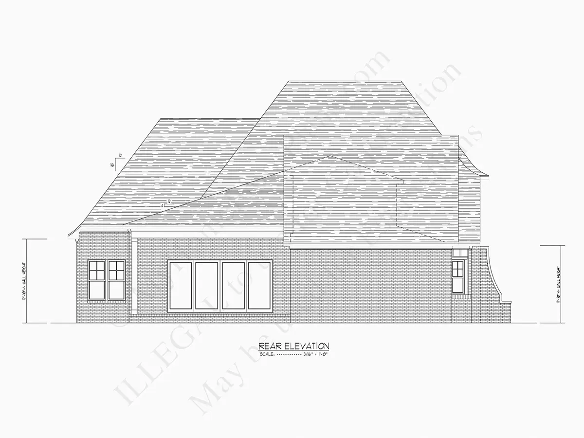 Fațade 24 – Proiect de casa cu etaj 433 m², 4 Dormitoare — 51188R
