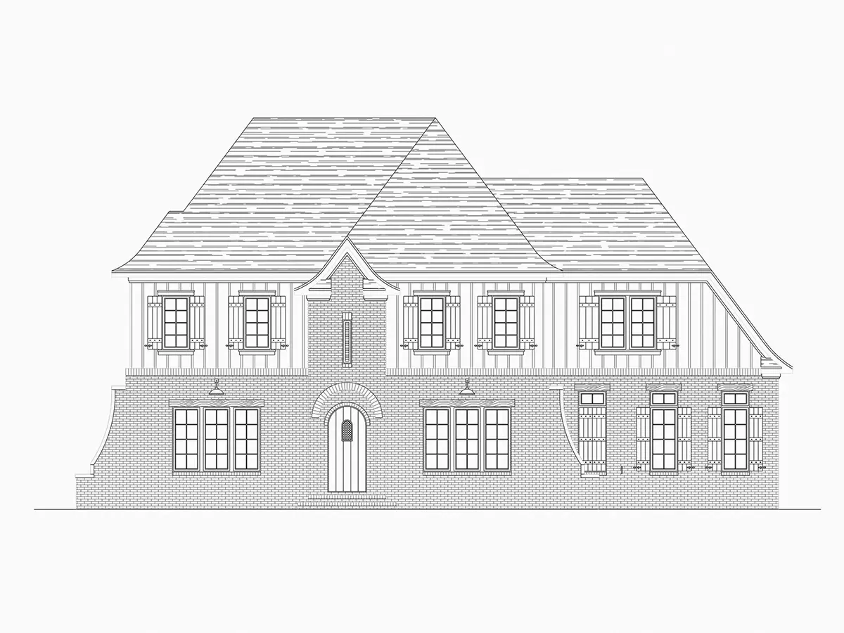 Fațade 21 – Proiect de casa cu etaj 433 m², 4 Dormitoare — 51188R