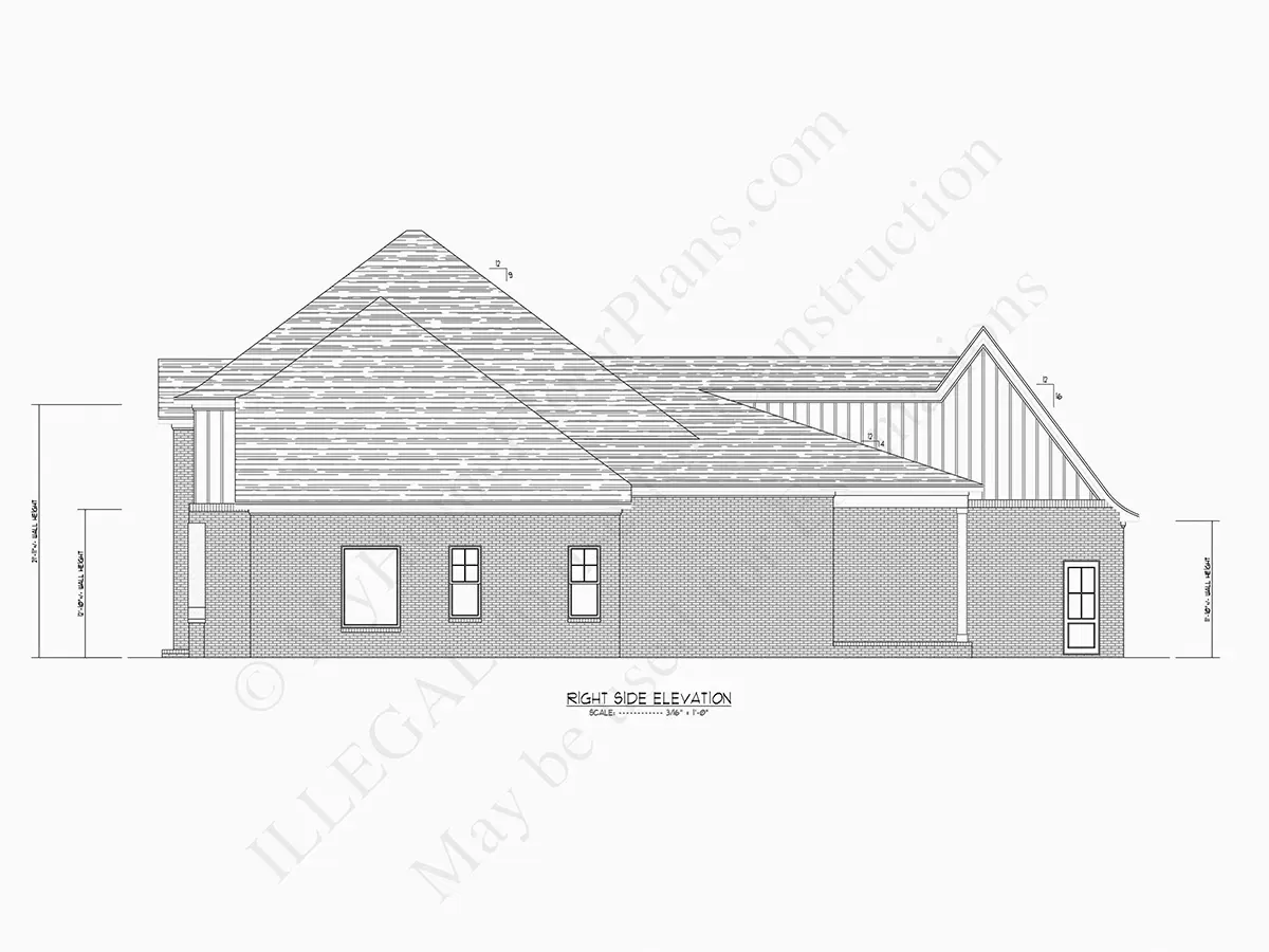 Fațade 23 – Proiect de casa cu etaj 433 m², 4 Dormitoare — 51188R