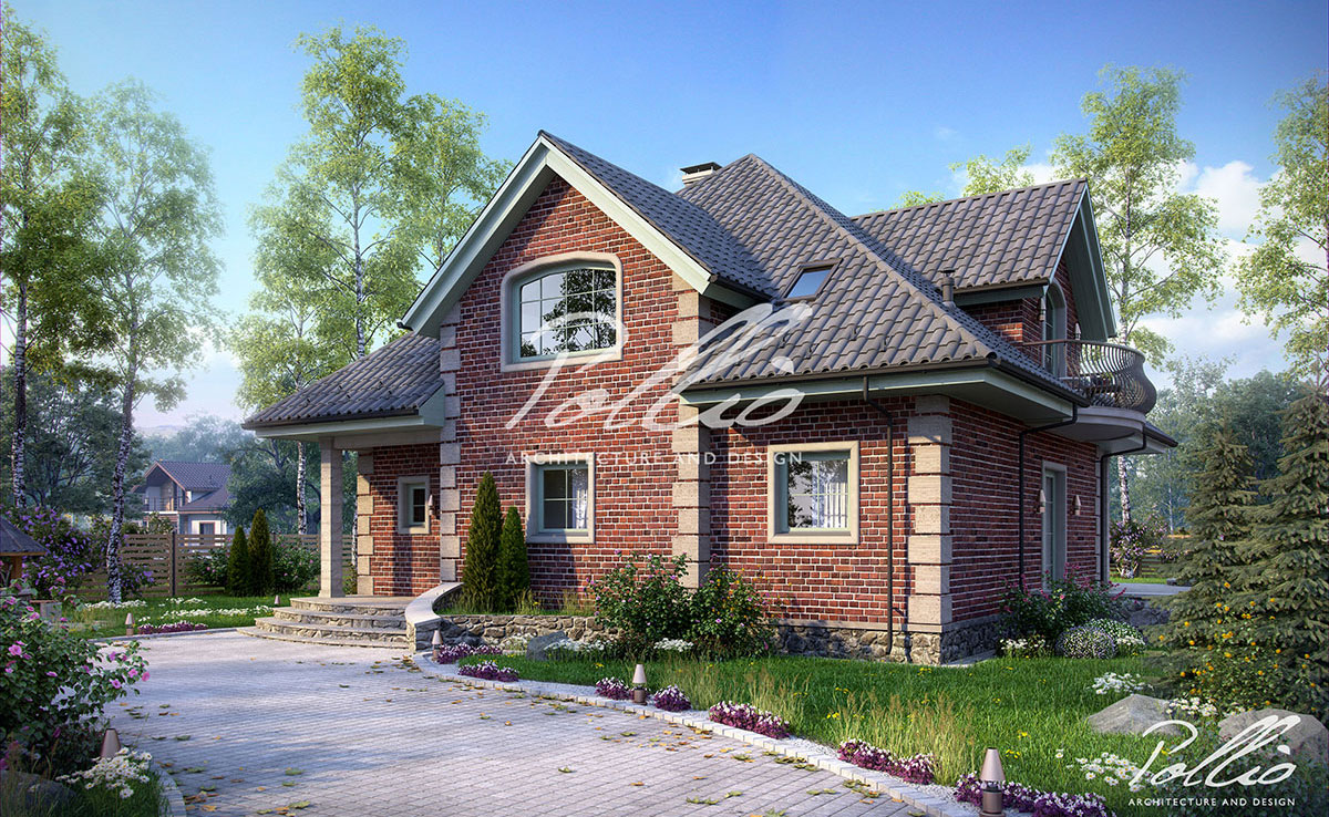 Proiect de casa parter cu mansardă 212 m²: 3 Dormitoare, Birou, 3 Bai, Bucatarie deschisa, fara Garaj
