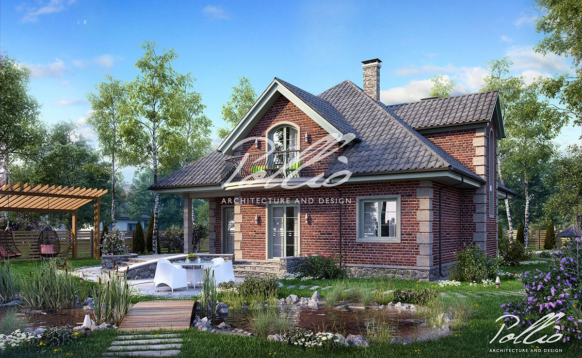 Proiect de casa parter cu mansardă 212 m²: 3 Dormitoare, Birou, 3 Bai, Bucatarie deschisa, fara Garaj