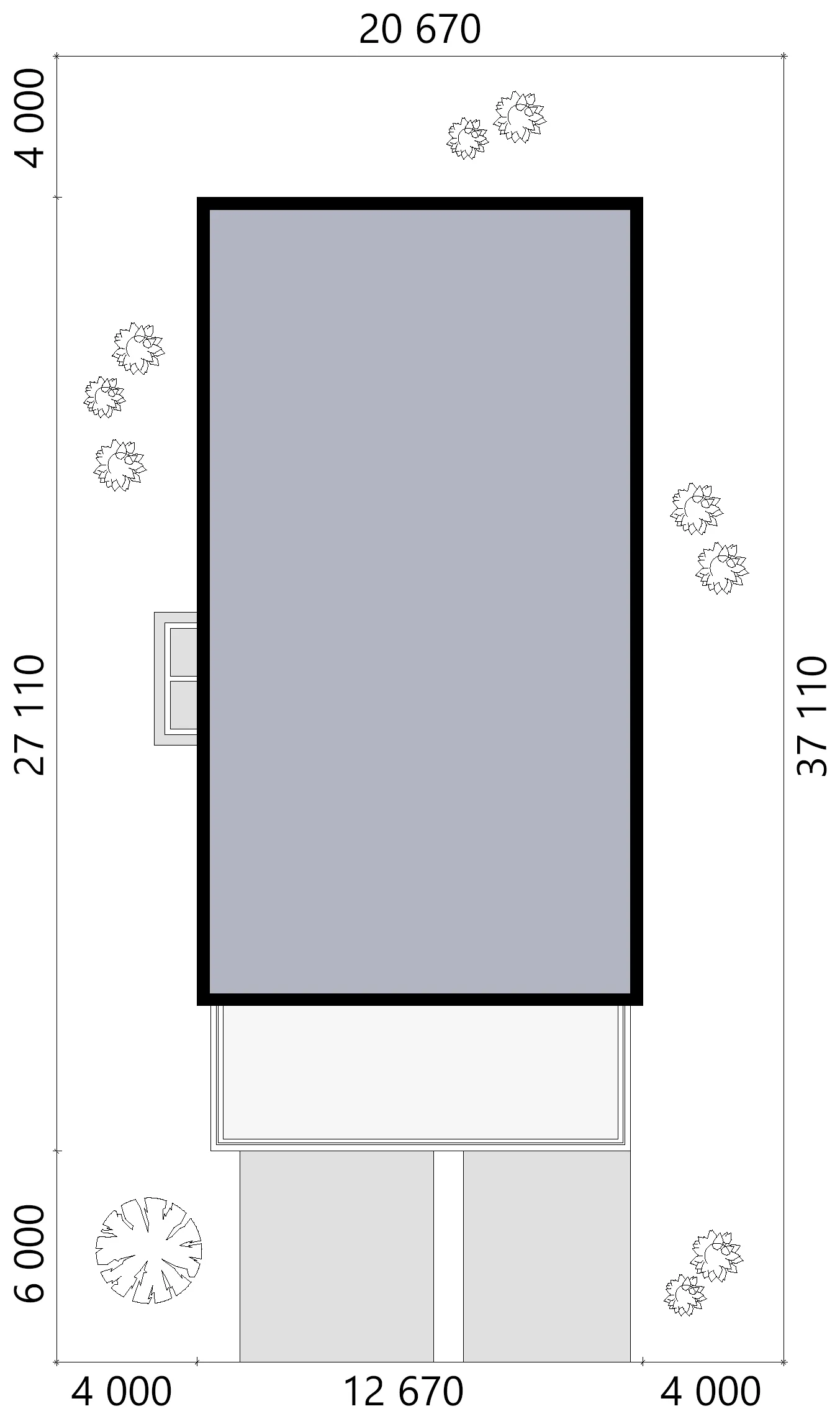Proiect de casa cu etaj 415 m²: 3 Dormitoare, Birou, 4 Bai, Bucatarie deschisa, Garaj