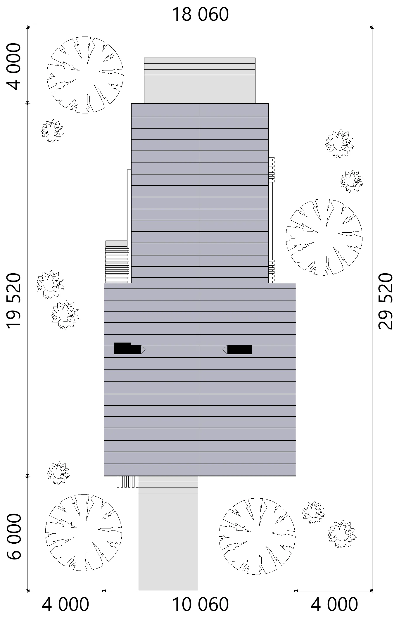 Proiect de casa parter cu mansardă 224 m²: 3 Dormitoare, Birou, 3 Bai, Bucatarie deschisa, fara Garaj