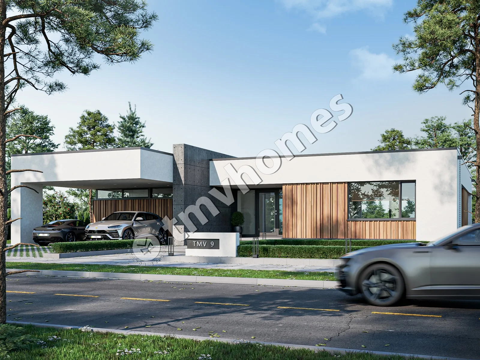 Proiect de casa parter 224 m²: 3 Dormitoare, 3 Bai, Bucatarie deschisa, fara Garaj