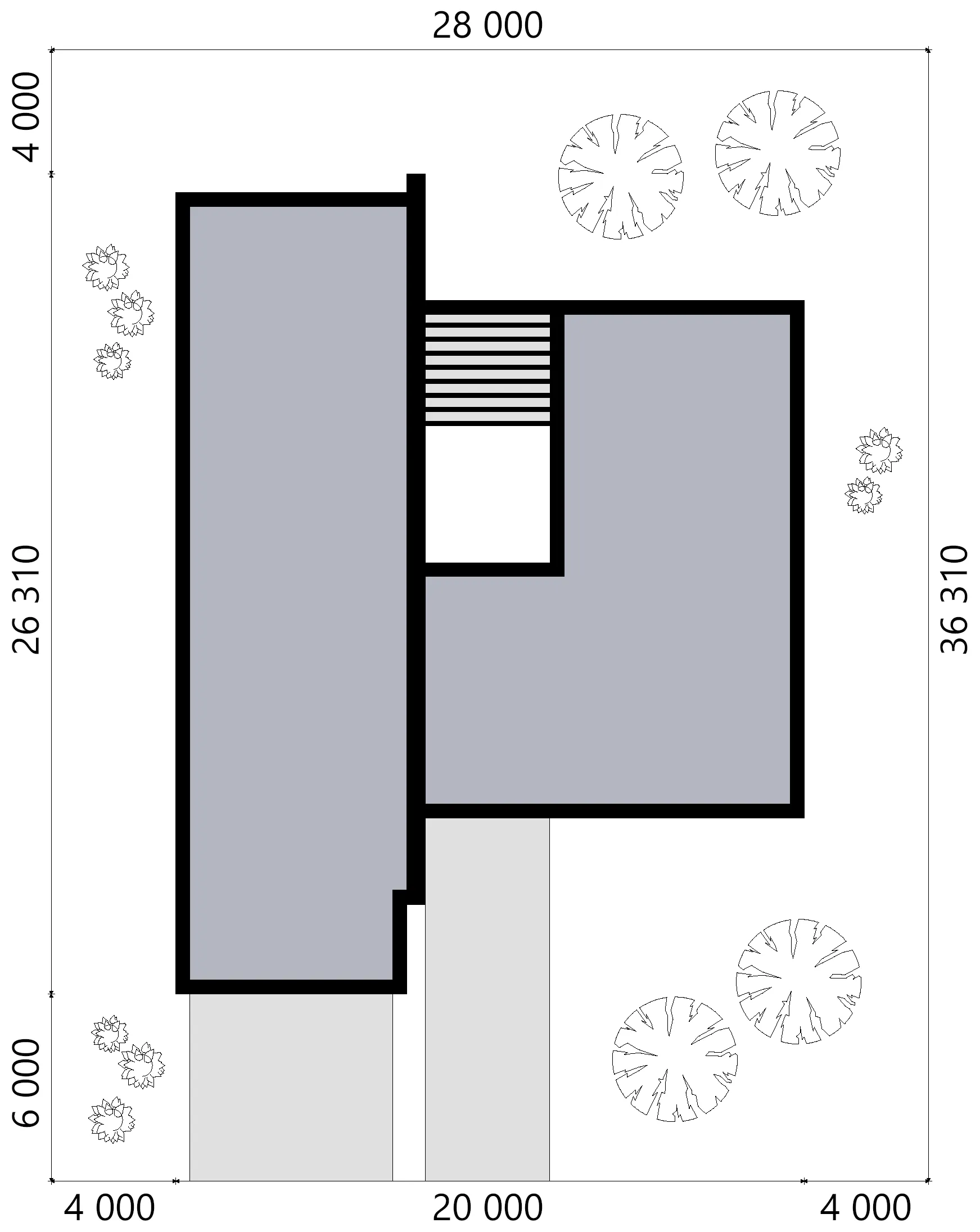 Proiect de casa parter 224 m²: 3 Dormitoare, 3 Bai, Bucatarie deschisa, fara Garaj