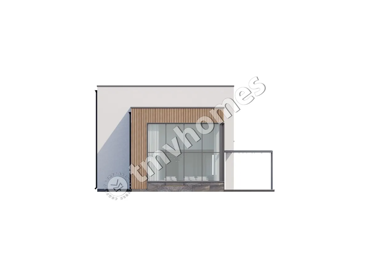 Proiect de casa cu etaj 240 m²: 3 Dormitoare, Birou, 3 Bai, Bucatarie deschisa, Garaj
