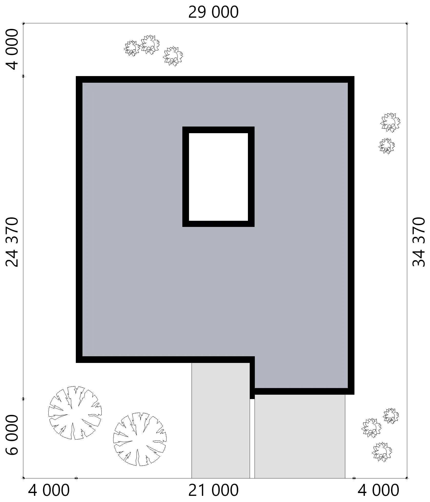 Proiect de casa parter 243 m²: 4 Dormitoare, 5 Bai, Bucatarie deschisa, fara Garaj