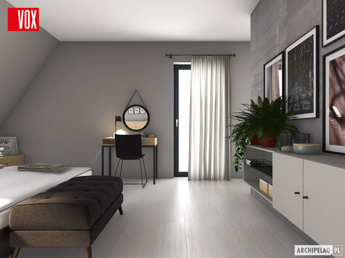 4-Bed, 1600 Sq Ft European Barnhouse Plan with Rear Porch