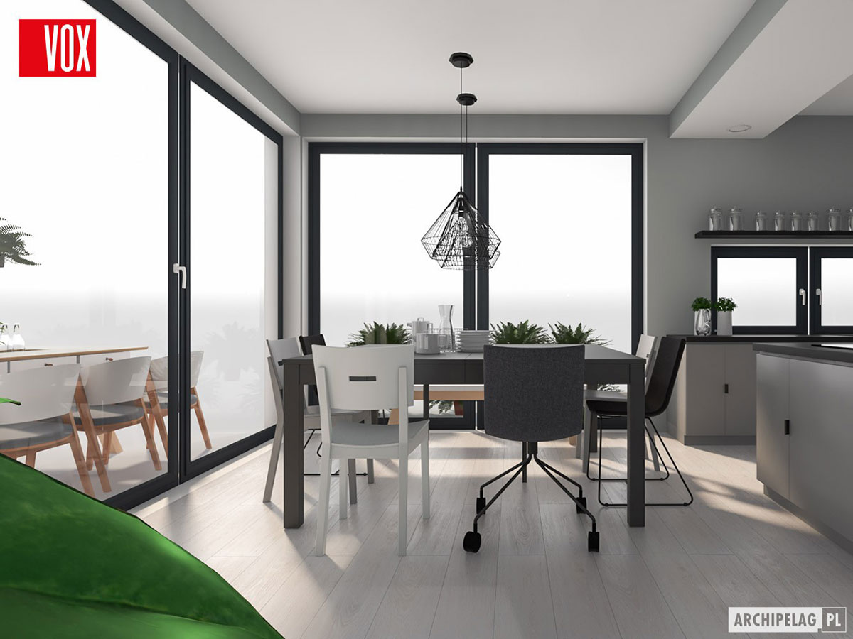 4-Bed, 1600 Sq Ft European Barnhouse Plan with Rear Porch