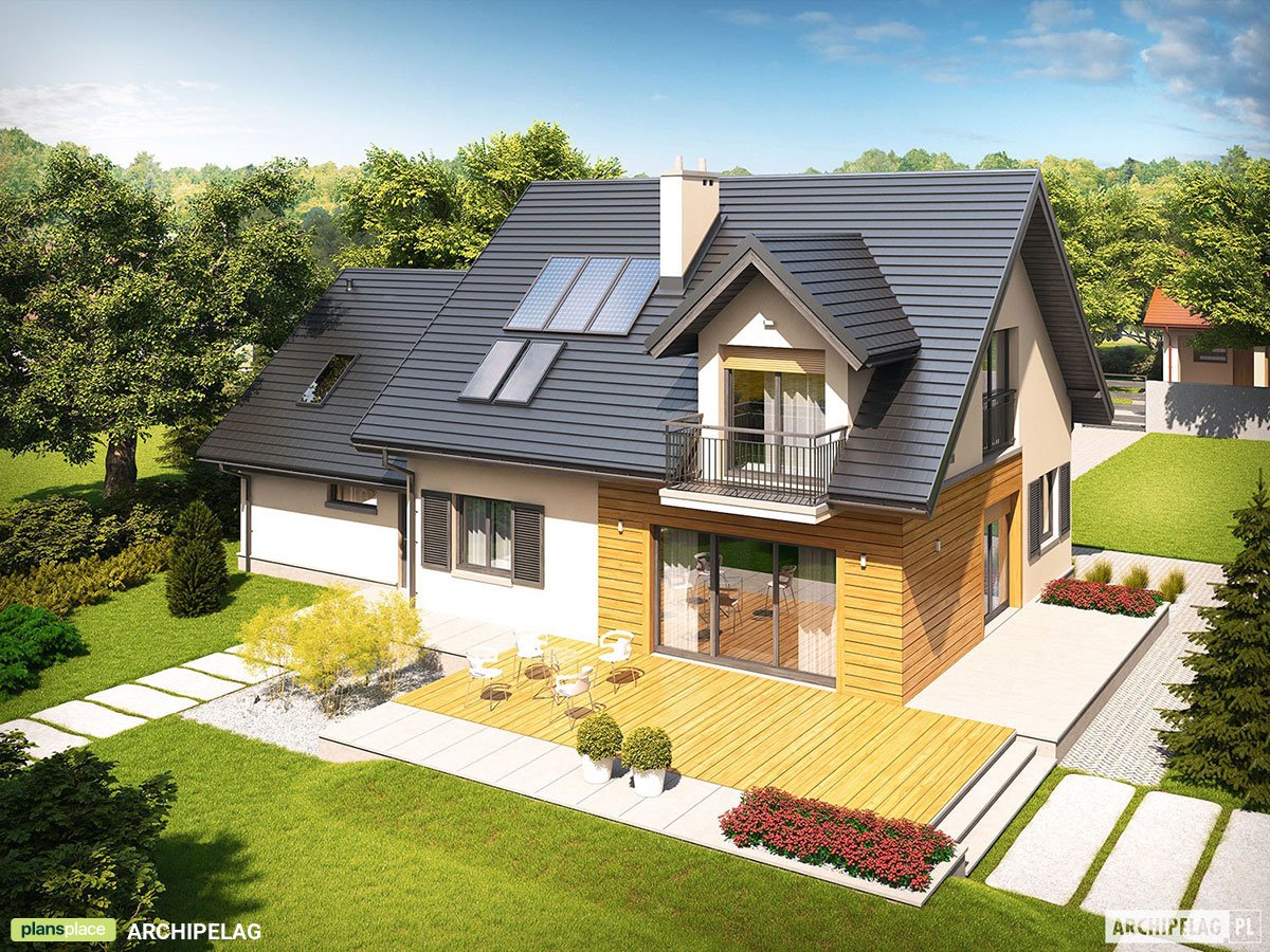 European House Plan with Optional Bonus Room above Garage