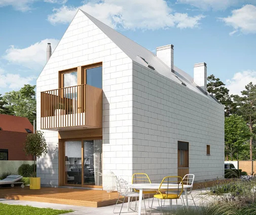 Miniatură 1 – Proiect de casa parter cu mansardă 95 m², 3 Dormitoare — 48935R